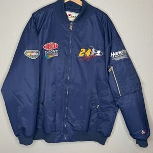 Vtg Jeff Gordon #24‎ DuPont Racing Jacket XL Chase Authentics NASCAR Bomber